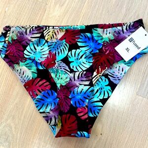 NWT Monsterra Water HALEAKALA HIGH RISE BATHING SUIT BOTTOM XL